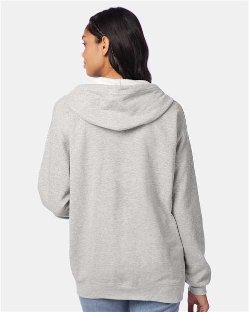 Hanes Unisex EcoSmart® Full-Zip Hooded Sweatshirt P180