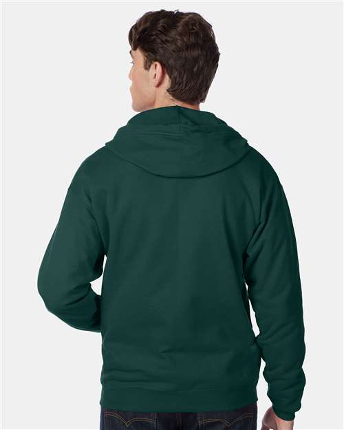 Hanes Unisex EcoSmart® Full-Zip Hooded Sweatshirt P180