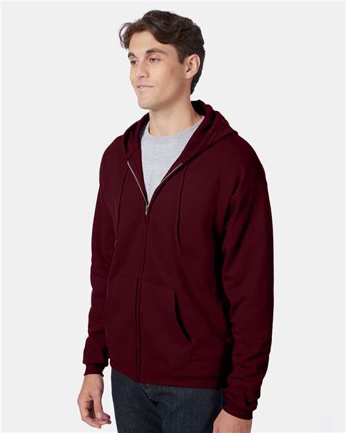Hanes Unisex EcoSmart® Full-Zip Hooded Sweatshirt P180
