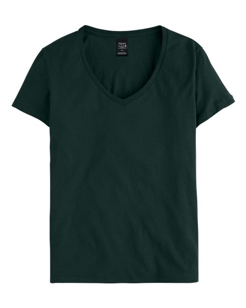 Hanes Women's Perfect-T V-Neck T-Shirt S04V