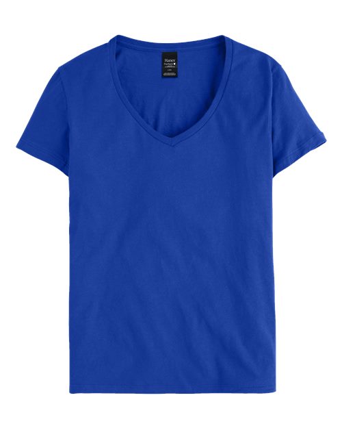 Hanes Women's Perfect-T V-Neck T-Shirt S04V