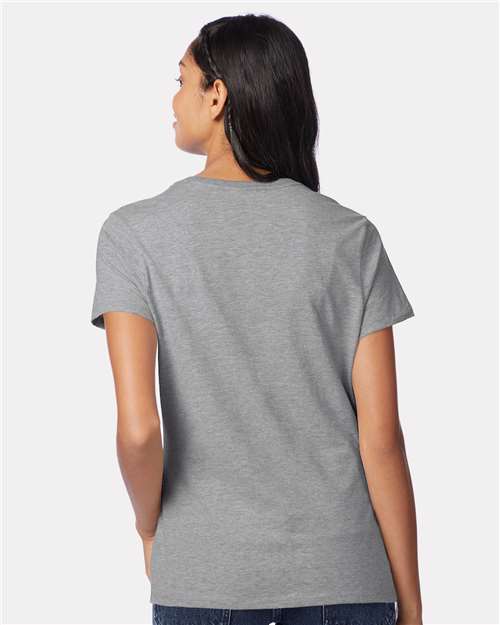 Hanes Women's Perfect-T V-Neck T-Shirt S04V