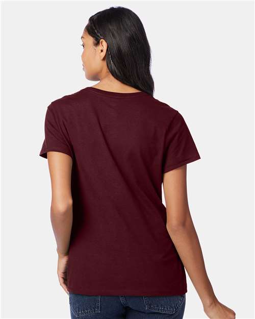 Hanes Women's Perfect-T V-Neck T-Shirt S04V