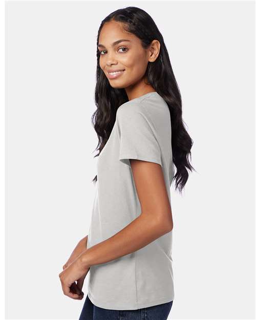 Hanes Women's Perfect-T V-Neck T-Shirt S04V