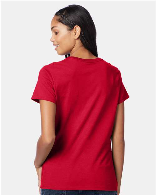 Hanes Women's Perfect-T V-Neck T-Shirt S04V