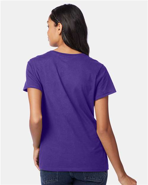 Hanes Women's Perfect-T V-Neck T-Shirt S04V