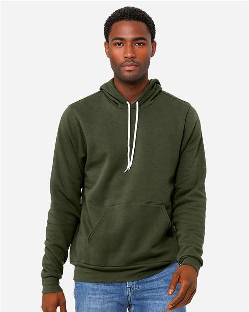 BELLA + CANVAS Unisex Sponge Fleece Hoodie Sweatshirt 3719