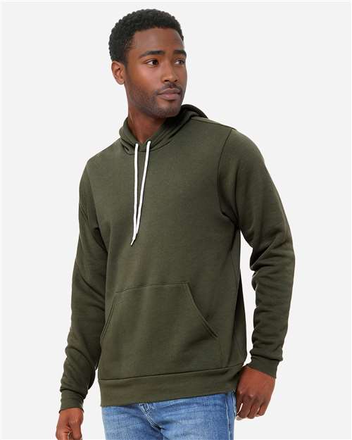 BELLA + CANVAS Unisex Sponge Fleece Hoodie Sweatshirt 3719