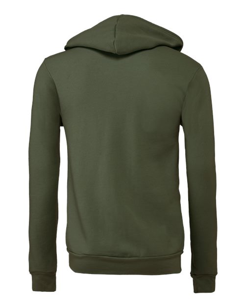 BELLA + CANVAS Unisex Sponge Fleece Full-Zip Hoodie Sweatshirt 3739