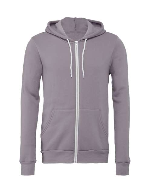 BELLA + CANVAS Unisex Sponge Fleece Full-Zip Hoodie Sweatshirt 3739