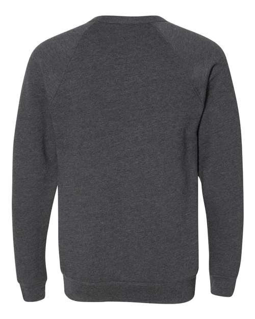 BELLA + CANVAS Unisex Sponge Fleece Raglan Crewneck Sweatshirt 3901