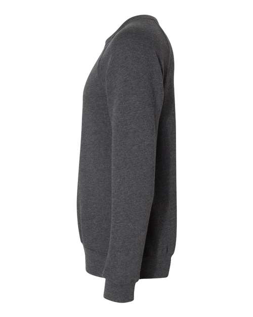 BELLA + CANVAS Unisex Sponge Fleece Raglan Crewneck Sweatshirt 3901