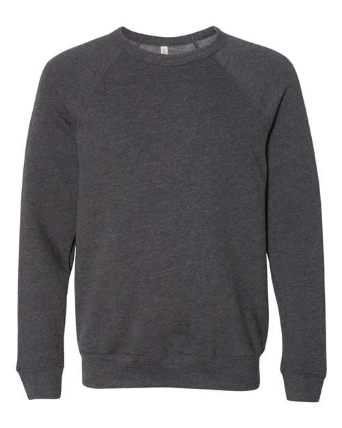 BELLA + CANVAS Unisex Sponge Fleece Raglan Crewneck Sweatshirt 3901