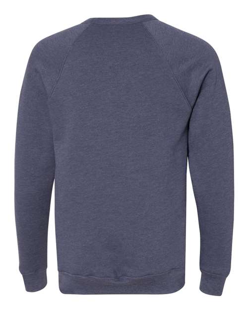 BELLA + CANVAS Unisex Sponge Fleece Raglan Crewneck Sweatshirt 3901