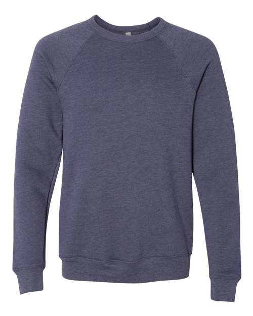 BELLA + CANVAS Unisex Sponge Fleece Raglan Crewneck Sweatshirt 3901