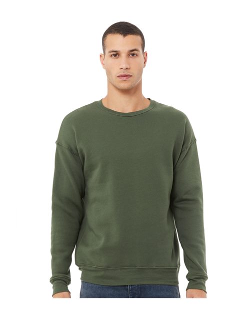 BELLA + CANVAS Unisex Sponge Fleece Drop Shoulder Crewneck Sweatshirt 3945