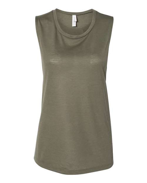 BELLA + CANVAS Women's Flowy Scoop Muscle Tank 8803