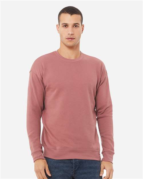 BELLA + CANVAS Unisex Sponge Fleece Drop Shoulder Crewneck Sweatshirt 3945