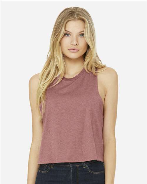 BELLA + CANVAS Women's Racerback Crop Tank 6682