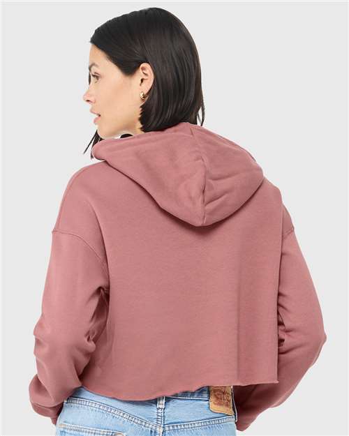 BELLA + CANVAS Women's Crop Fleece Hoodie Sweatshirt 7502