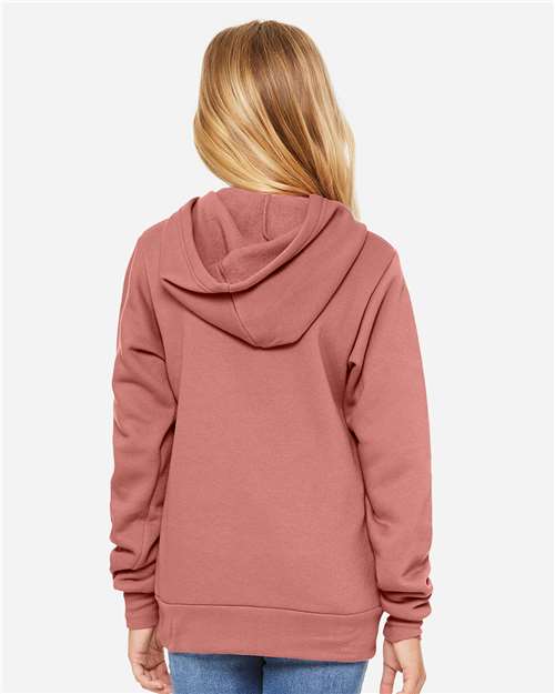 BELLA + CANVAS Youth Sponge Fleece Hoodie Sweatshirt 3719Y