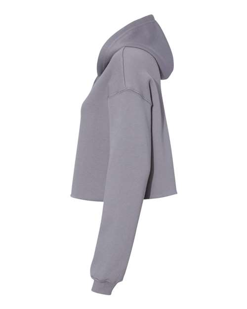 BELLA + CANVAS Women's Crop Fleece Hoodie Sweatshirt 7502
