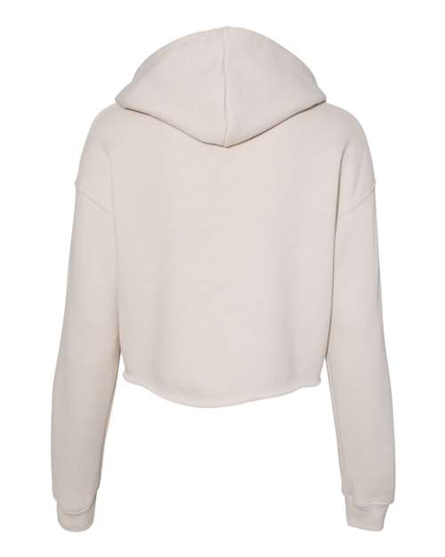 BELLA + CANVAS Women's Crop Fleece Hoodie Sweatshirt 7502