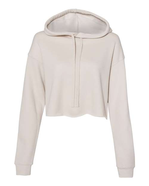BELLA + CANVAS Women's Crop Fleece Hoodie Sweatshirt 7502