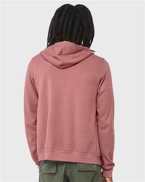 BELLA + CANVAS Unisex Sponge Fleece Full-Zip Hoodie Sweatshirt 3739