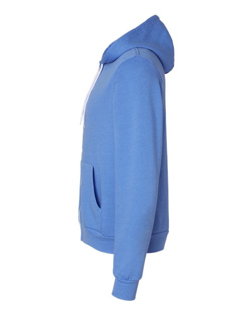 BELLA + CANVAS Unisex Sponge Fleece Full-Zip Hoodie Sweatshirt 3739