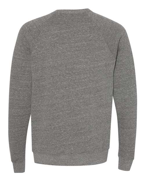 BELLA + CANVAS Unisex Sponge Fleece Raglan Crewneck Sweatshirt 3901
