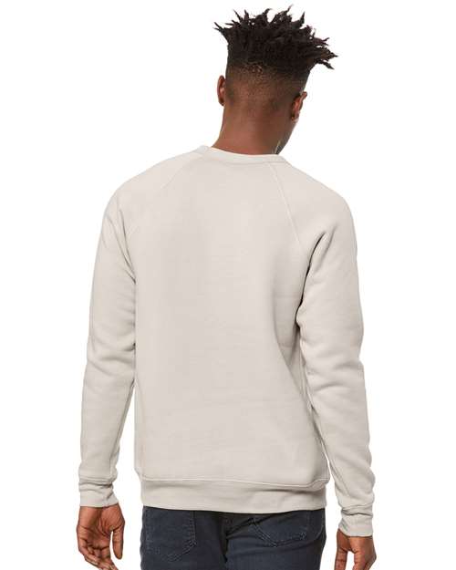 BELLA + CANVAS Unisex Sponge Fleece Raglan Crewneck Sweatshirt 3901