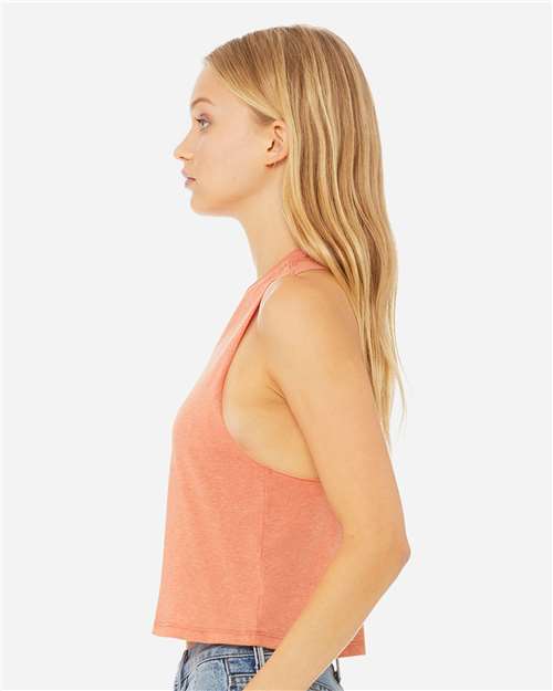BELLA + CANVAS Women's Racerback Crop Tank 6682