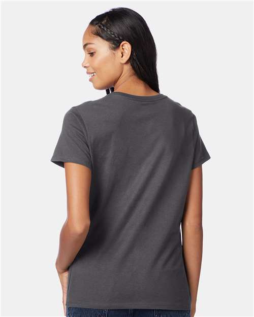 Hanes Women's Perfect-T V-Neck T-Shirt S04V