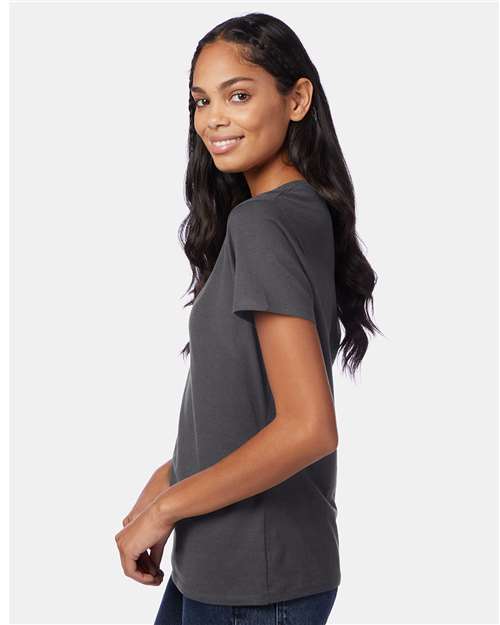 Hanes Women's Perfect-T V-Neck T-Shirt S04V