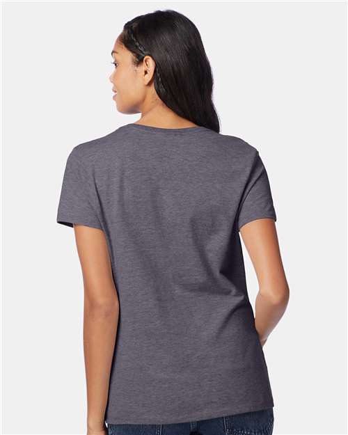 Hanes Women's Perfect-T V-Neck T-Shirt S04V