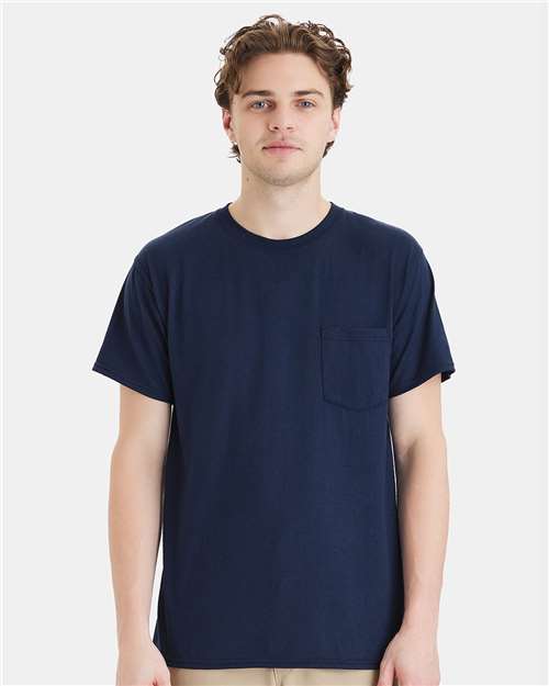 Hanes Unisex Workwear Pocket T-Shirt W110