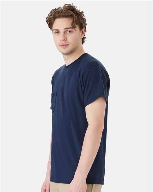 Hanes Unisex Workwear Pocket T-Shirt W110