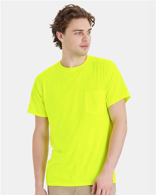 Hanes Unisex Workwear Pocket T-Shirt W110