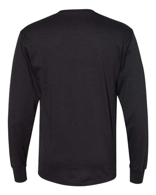 Hanes Unisex Workwear Long Sleeve Pocket T-Shirt W120