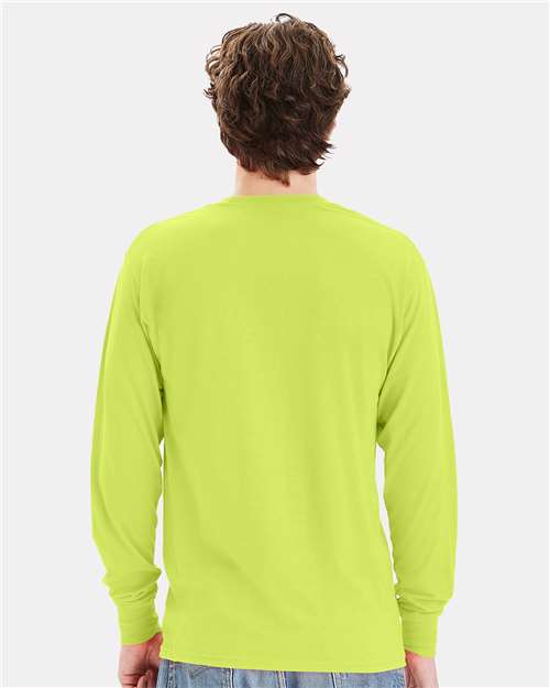 Hanes Unisex Workwear Long Sleeve Pocket T-Shirt W120