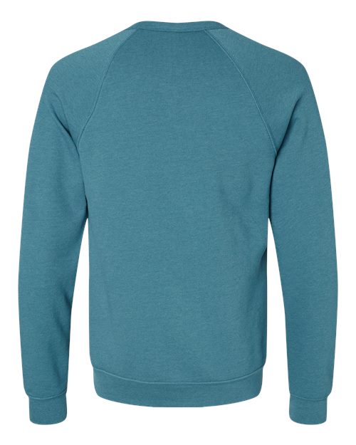 BELLA + CANVAS Unisex Sponge Fleece Raglan Crewneck Sweatshirt 3901
