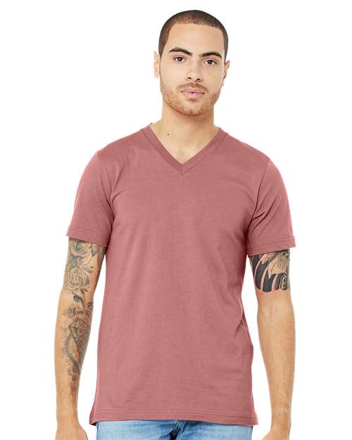 BELLA + CANVAS Unisex Jersey V-Neck Tee 3005