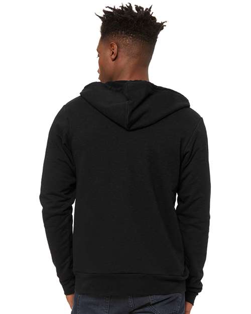 BELLA + CANVAS Unisex Sponge Fleece Full-Zip Hoodie Sweatshirt 3739