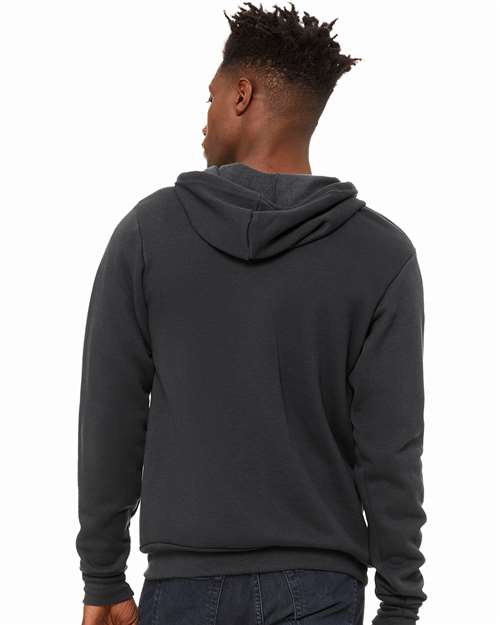 BELLA + CANVAS Unisex Sponge Fleece Full-Zip Hoodie Sweatshirt 3739
