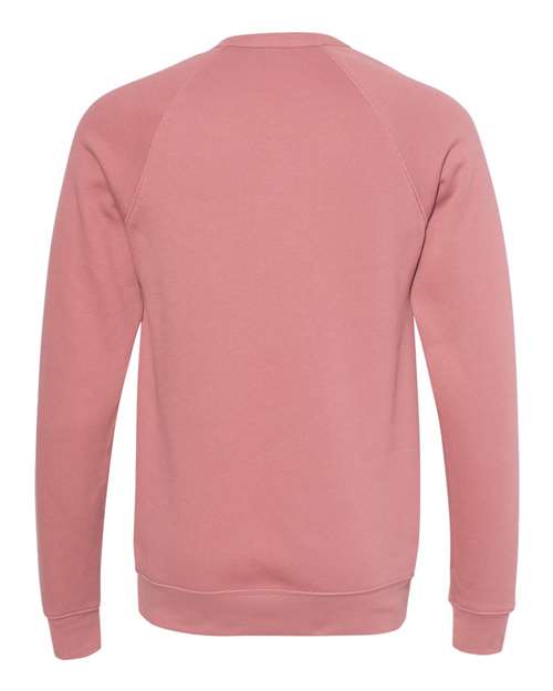 BELLA + CANVAS Unisex Sponge Fleece Raglan Crewneck Sweatshirt 3901