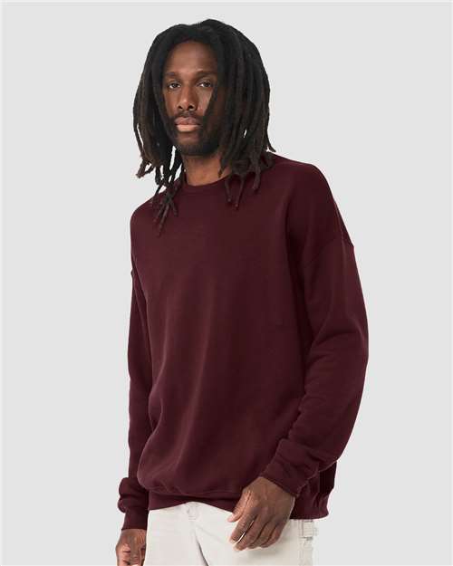 BELLA + CANVAS Unisex Sponge Fleece Drop Shoulder Crewneck Sweatshirt 3945