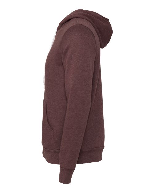 BELLA + CANVAS Unisex Sponge Fleece Full-Zip Hoodie Sweatshirt 3739