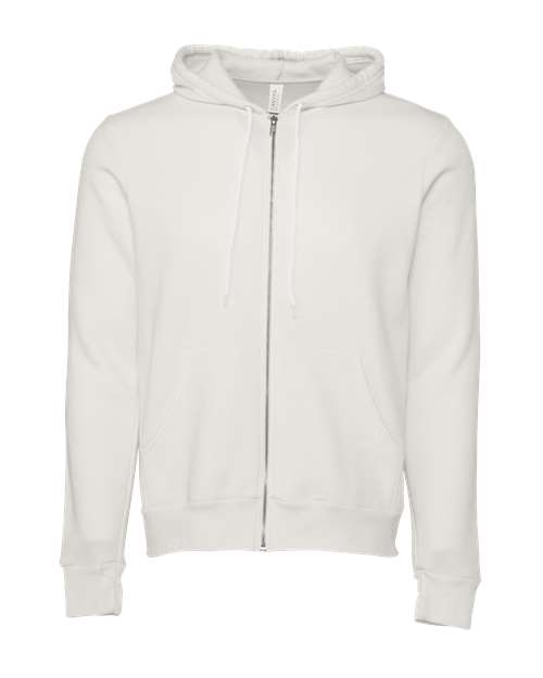 BELLA + CANVAS Unisex Sponge Fleece Full-Zip Hoodie Sweatshirt 3739