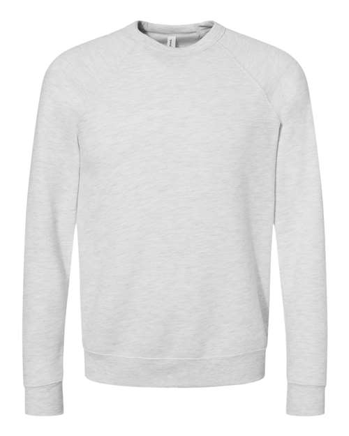 BELLA + CANVAS Unisex Sponge Fleece Raglan Crewneck Sweatshirt 3901